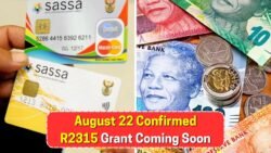 Discover the Full Provincial Schedule for August 22's R2,315 SASSA Payout